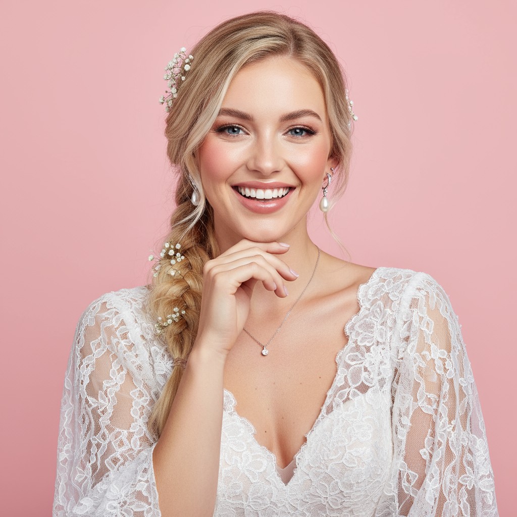 Fishtail Hairstyle For Wedding Ideas